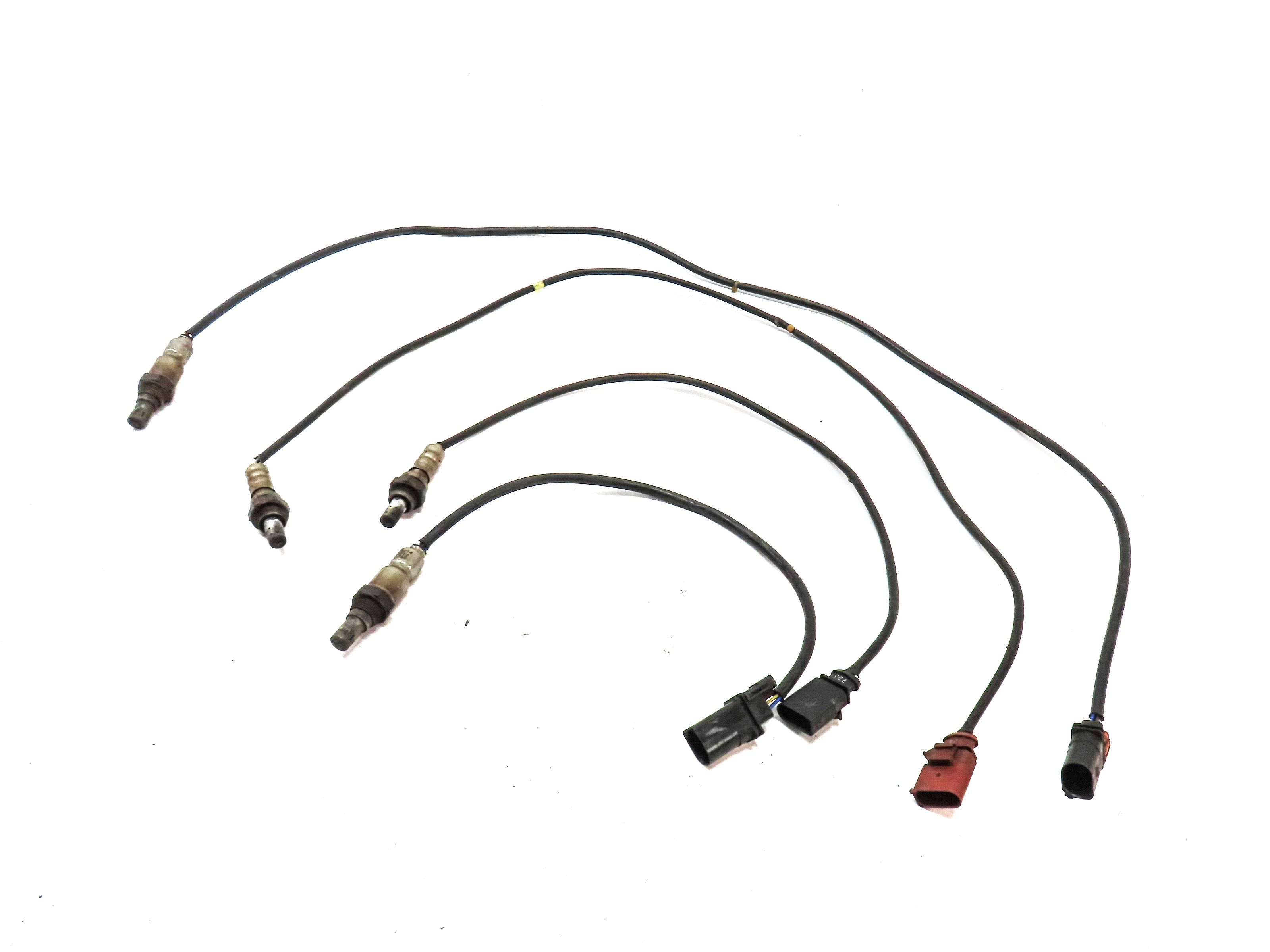 2015 AUDI Q7 (4L) 3.0L SUPER (CTWA) ENGINE OXYGEN O2 LAMBDA PROBE SENSOR SET/4 — exact item pictured